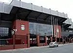 The Shankly Gates at Liverpool F.C.'s Anfield stadium