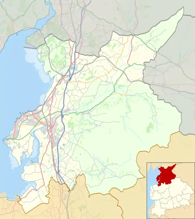 Cockerham is located in the City of Lancaster district