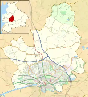 Preston is located in the City of Preston district