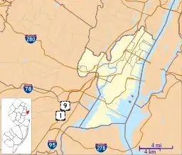 Dock Bridge is located in Hudson County, New Jersey