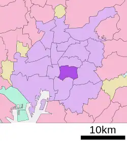 Location of Mizuho-ku in Nagoya