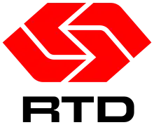 RTD logo from 1980 to 1993, designed by Saul Bass