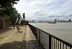 The Thames Path in Woolwich Dockyard