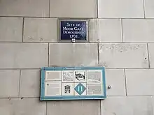 London Roman Wall – Museum of London Walking Tour Plaque 11