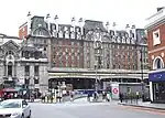 Victoria railway station: The former London, Brighton and South Coast railway station and rear concourse
