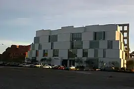 The north side of the building