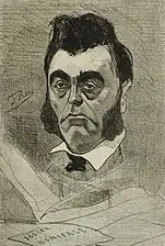 Louis Defré (aka Maurice Voituron & Joseph Boniface), burgomaster of Uccle (1858) lithograph (28.58 x 19.53&nbsp;cm) L.A. County Museum.