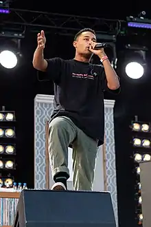 Carner performing at Haldern Pop in 2019