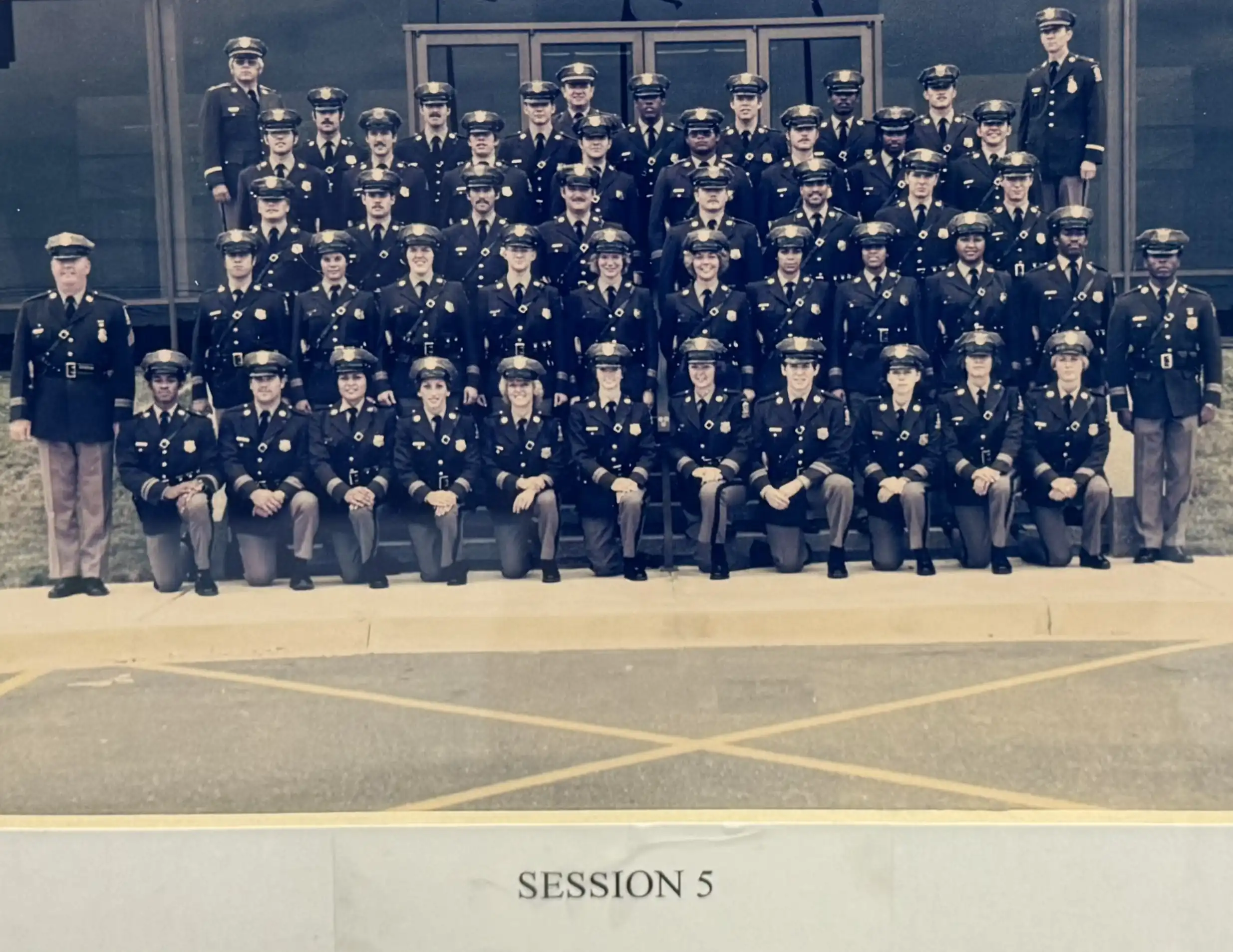 MCPD's fifth academy session in 1976.