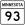 Trunk Highway 93 marker