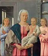 Piero della Francesca Madonna di Senigallia, 61 x 53&nbsp;cm.