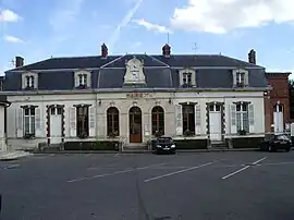 The town hall in Pierry