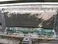 Memorial at Beith Cemetery to Major Robert Ralston Patrick.