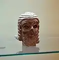 Male head from Shara Temple, Tell Agrab, Iraq Museum