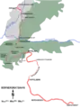 Map of the railway