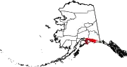 State map highlighting Chugach Census Area