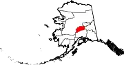 State map highlighting Denali Borough