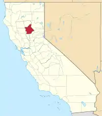 Location in the state of California