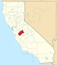 Location in the state of California