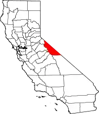 Location in the state of California