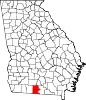 State map highlighting Brooks County
