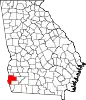 State map highlighting Early County