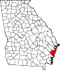 State map highlighting McIntosh County