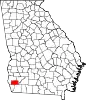 State map highlighting Miller County