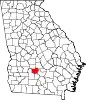 State map highlighting Turner County