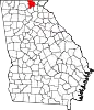 State map highlighting Union County