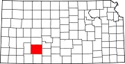 State map highlighting Ford County