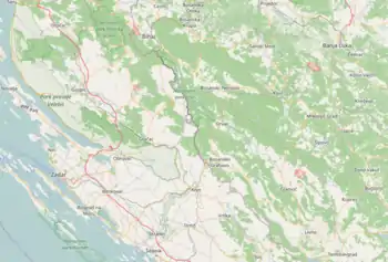 Siege of Kijevo is located in Lika region in Northern Dalmatia and Western Bosnia