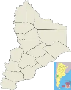 Chos Malal is located in Neuquén Province