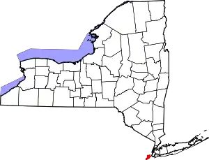 State map highlighting Richmond County