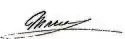 Marie of Orléans's signature