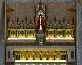High altar by Jules Cantini inside the Église Saint-Vincent-de-Paul