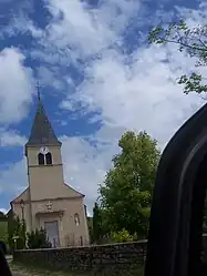 The church in Martailly-lès-Brancion