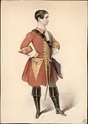 Mary Anne Keeley in one of her male roles