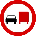 No overtaking