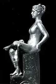 Galatea (1906), cast silver and marble, 111.1 × 31.8 × 47.6&nbsp;cm
