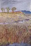 Landscape on the Unstrut (1912), oil on canvas, 192 x 126&nbsp;cm (75.5 x 49.6 in), Lindenau-Museum, Altenburg, Germany
