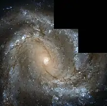Messier 61 image using data from Hubble's Wide Field Camera 2