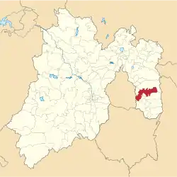Chalco location in State of Mexico