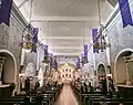 Interior of the church