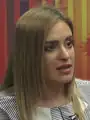 A photo of Milica Đurđević Stamenkovski during an interview in 2022