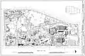 Site plan, as of 1974–1977