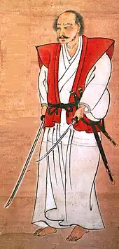 Miyamoto Musashi, Samurai, writer and artist, c. 1640.