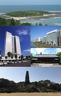 Aoshima Island Sea Gaia resortTachibana Park StreetMiyazaki JingūHeiwadai Park