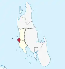 Location in Mjini Magharibi Region