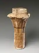 Model of a quatrefoil palmette capital; 400-30 BC; limestone; height: 23.9&nbsp;cm (97⁄16 in.); Metropolitan Museum of Art